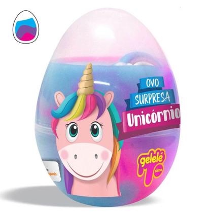 Imagem de Ovo surpresa unicornio 98g doce brinquedo