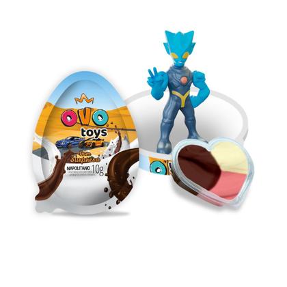Imagem de OVO TOYS MENINOS - kit com 12 unidades - Chocolate