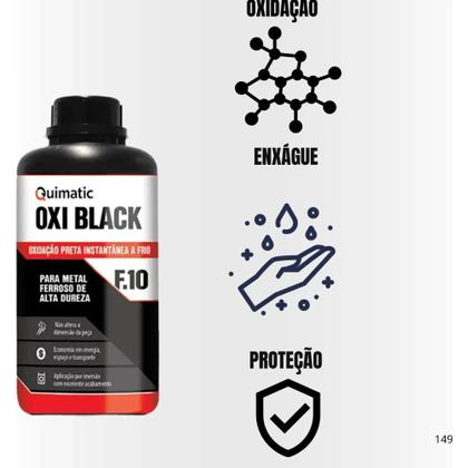 Imagem de Oxi Black Oxidação Preta Instantânea A Frio 1 Litro F10