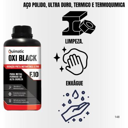 Imagem de Oxi Black Oxidação Preta Instantânea A Frio 1 Litro F10