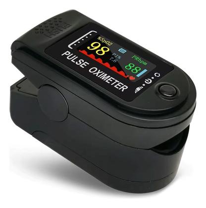 Imagem de Oxímetro Adulto Digital De Pulso Cor Preto FingerTip Oximeter