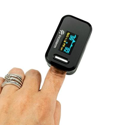 Imagem de Oxímetro de Pulso Portátil Bluetooth Incoterm OX500