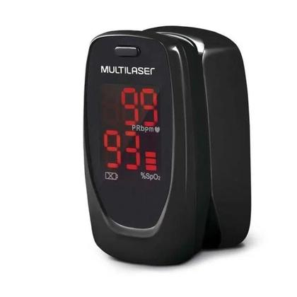 Imagem de Oxímetro Digital De Dedo Com Registro Na Anvisa E Inmetro Com Estojo E Pilhas