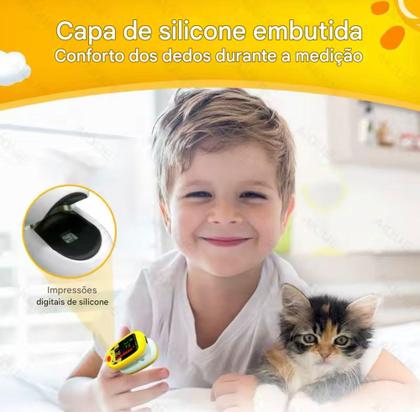 Imagem de Oxímetro neonatal, infantil e pediátrico de 0 a 12 anos monitor de saturação de oxigênio e batimento