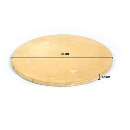 Imagem de Pá Pizza Inox 35cm Pedra Refratária 35cm Forno Churrasquei