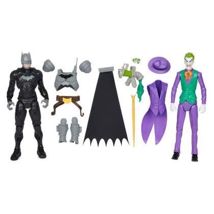 Imagem de Pack 2 Bonecos Batman vs Coringa 30cm + Itens 3378 - Sunny
