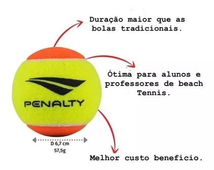 Imagem de Pack 3 bolinhas beach tennis - homologada itf - stage 2