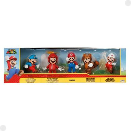 Imagem de Pack 5 Bonecos Coleção Transformações Super Mario 04208 - Sunny