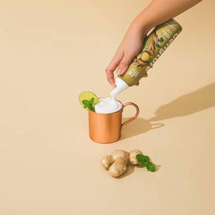 Imagem de Pack 6 Espumas spray para drinks Begin Gengibre 200g