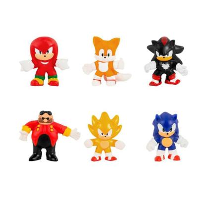 Imagem de Pack 6 Mini Bonecos Elásticos do Sonic Goo Jit Zu - Sunny 3656