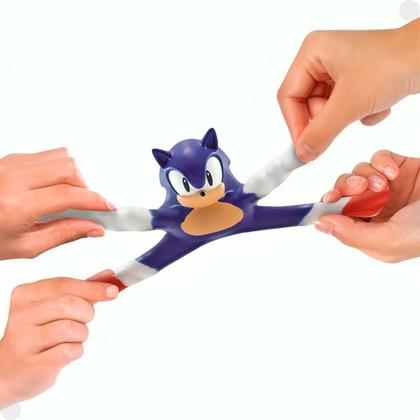 Imagem de Pack 6 Mini Bonecos Elásticos Sonic Goo Jit Zu  3656 - Sunny