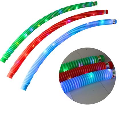 Imagem de Pack 6 Pop Tube Led Bastão Luminoso Festa Antistress 