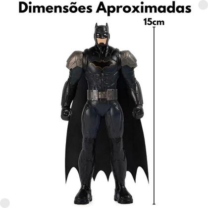 Imagem de Pack 8 Bonecos Heróis E Vilões Da Dc 15Cm Batman 04181 Sunny