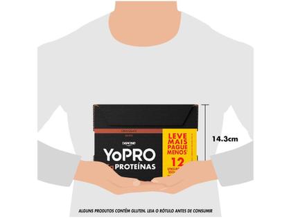 Imagem de Pack Bebida Láctea UHT com 15g de Proteínas YoPRO - Chocolate 250ml 12 Unidades