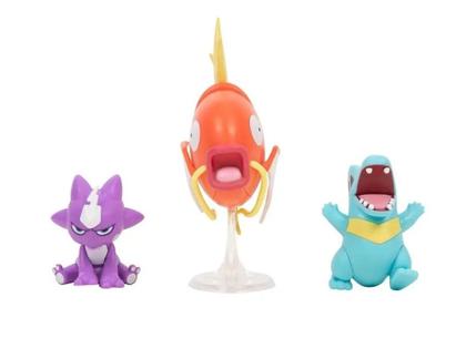 Imagem de Pack c/ 3 Bonecos Pokémon Battle Figure Set - Jazwares