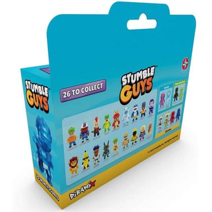 Imagem de Pack com 3 mini figuras stumble guys megalodon / hazmat nbc / glowman estrela