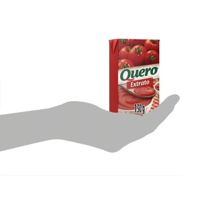 Imagem de Pack Com 48 Extratos De Tomate Quero Tetra Pack 130g