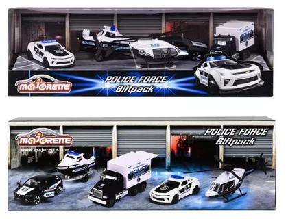 Imagem de Pack Com 5 Miniaturas Majorette Police Force 4 1:60 1:64