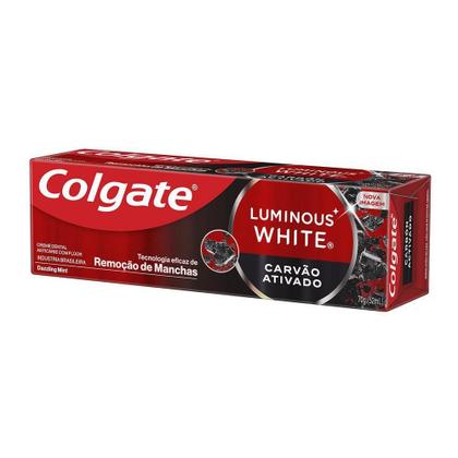 Imagem de Pack Creme Dental Colgate Carvão Ativado Luminous White 3un 70g
