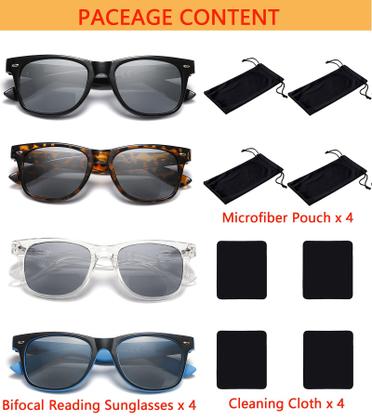 Imagem de Pack de 4 Gafas de Sol Bifocales para Lectura DILLY VISION UV400 +3.0