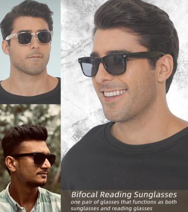 Imagem de Pack de 4 Gafas de Sol Bifocales para Lectura DILLY VISION UV400 +3.0