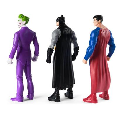 Imagem de Pack de Bonecos Personagens DC Batman Coringa Superman 24cm