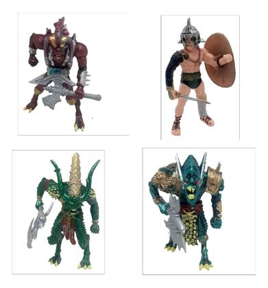 pack Kit De Bonecos Gladiadores Ferozes Mutantes Monstros Orcs K6