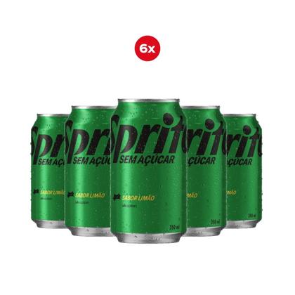 Imagem de Pack Refrigerante ZERO Lata 350ml kit C/ 6 und Fanta Uva, Fanta Laranja, Fanta Guarana, Sprite