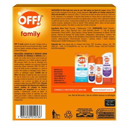 Imagem de Pack Repelente Loção Off! Family Squeeze 2 Unidades 100ml Cada