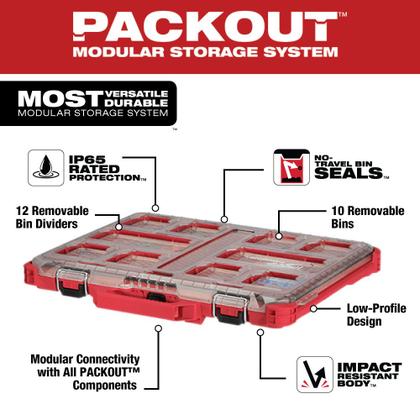 Imagem de Packout organizador perfil baixo 48-22-8431 milwaukee
