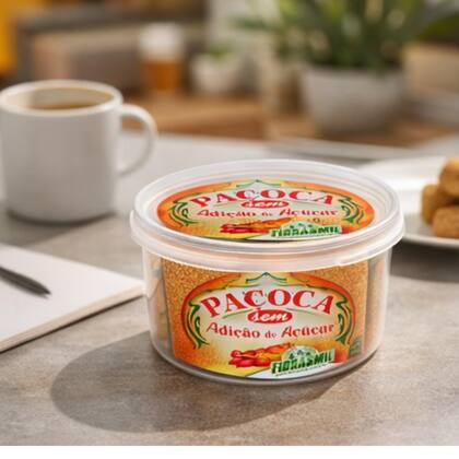 Imagem de Paçoca Tradicional Zero Açúcar FIBRASMIL 160g