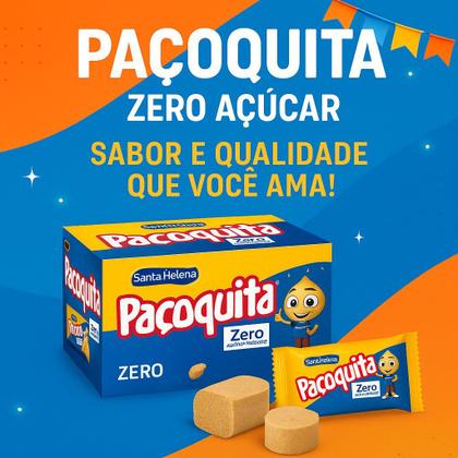 Imagem de Paçoquita Diet Quadrada 432g Santa Helena