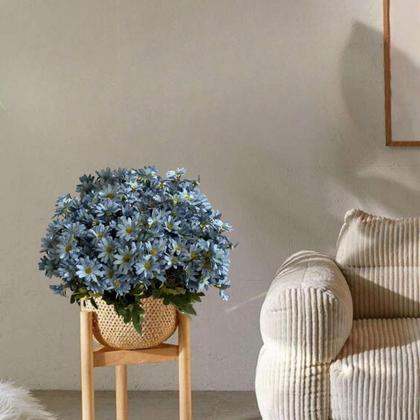 Imagem de Pacote 20 Buquês Flor do Campo Flores Artificiais Baratas Atacado Duráveis e com Aparência Real - DE4423