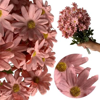 Imagem de Pacote 20 Buquês Flor do Campo Flores Artificiais Baratas Atacado Duráveis e com Aparência Real - DE4423