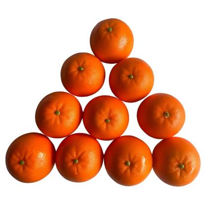 Imagem de Pacote 20 Frutas artificial Laranjas para festa temática decoração e arranjos preço atacado - DE0423