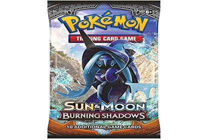 Imagem de Pacote Booster Pokémon TCG Sun & Moon Burning Shadows