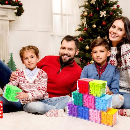Imagem de Pacote com 10 Caixa de quebra-cabeça Money Maze LIZHOUMIL com 10 cores