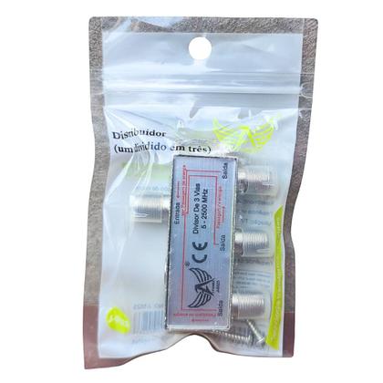 Imagem de Pacote Com 10 Divisores 1para3 Baixaalta Freq. 5 A 2500mhz