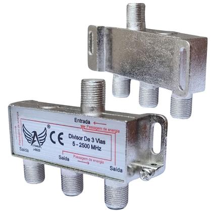 Imagem de Pacote Com 10 Divisores 1para3 Baixaalta Freq. 5 A 2500mhz