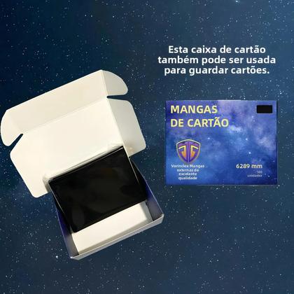 Imagem de Pacote Com 100 Protetores De Cartas YGO 62x89mm, Protetores De Photocard Japoneses Com Textura
