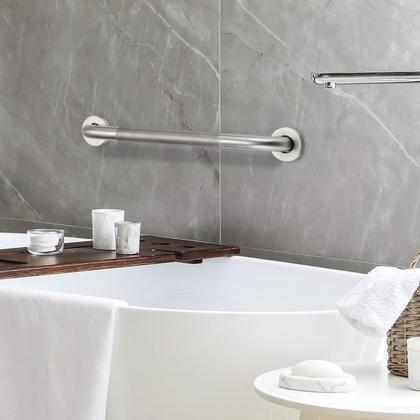 Imagem de Pacote com 2 barras de apoio Ravinte Hardware, 45 cm, aço inoxidável antiderrapante