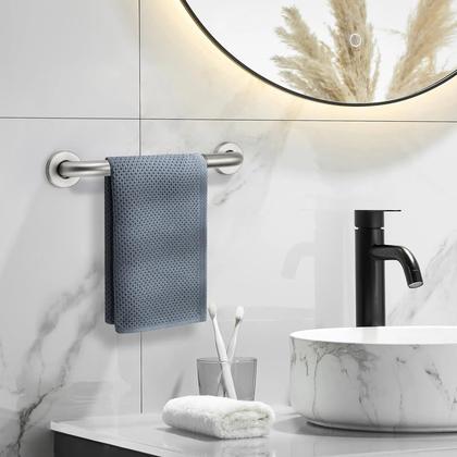 Imagem de Pacote com 2 barras de apoio Ravinte Hardware, 45 cm, aço inoxidável antiderrapante