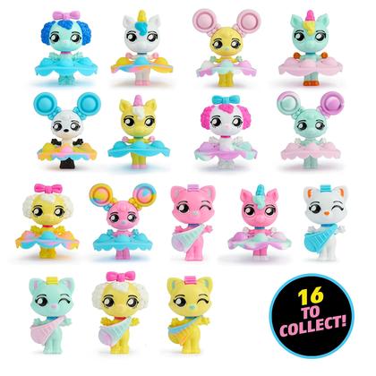 Imagem de Pacote com 2 bonecas colecionáveis Fidget Fidgets para animais de estimação WowWee