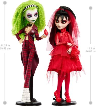 Imagem de Pacote com 2 bonecas Monster High Skullector Beetlejuice Beetlejuice