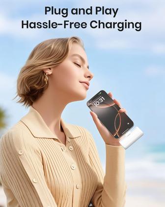 Imagem de Pacote com 2 Carregador portátil com carregamento rápido ADDTOP 5000mAh 15W