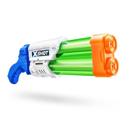 Imagem de Pacote com 2 jateadores de água XSHOT Small Dual Stream da ZURU Dual Play Water Toy, Dual Stream Blaster, brinquedo aquático para crianças, adolescentes e adultos