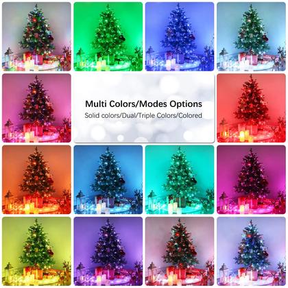 Imagem de Pacote com 2 luzes Fairy String Lights BrizLabs de 20 m 200 LED que mudam de cor