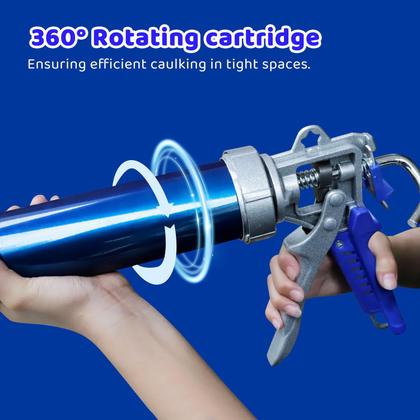 Imagem de Pacote com 2 pistolas de calafetagem, tubo de salsicha de 600 ml com 4 bicos