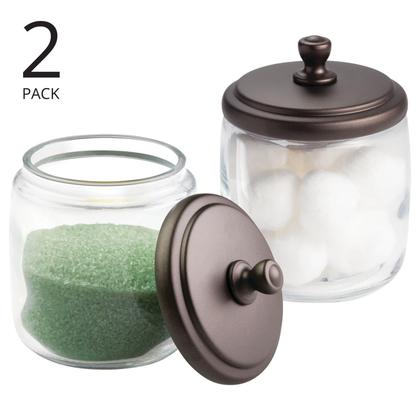 Imagem de Pacote com 2 potes organizadores de boticários MDesign Hamill