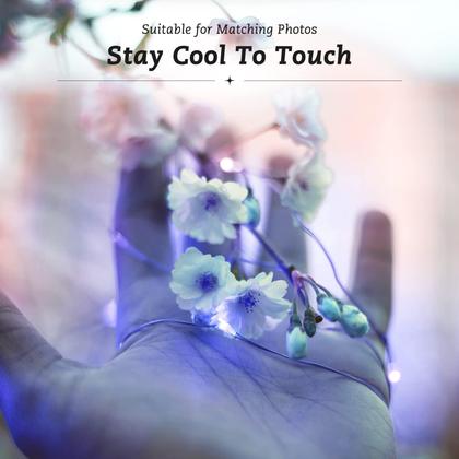 Imagem de Pacote com 24 Fairy String Lights Rivokeer, 7 pés e 20 LED, operado por bateria